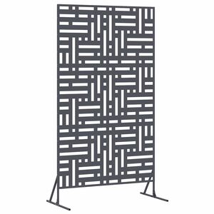 vidaXL プライバシースクリーン 100 x 50 x 180 cm スチール アンスラサイト