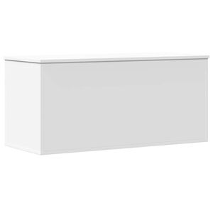 vidaXL 収納ボックス ホワイト 100x42x46cm エンジニアリングウッド