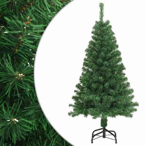 vidaXL 人工クリスマスツリー 太枝付き グリーン 150cm PVC製