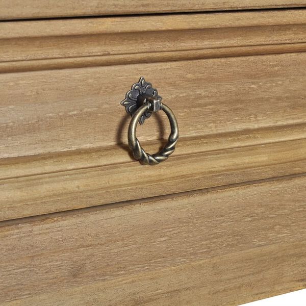 vidaXL コーヒーテーブル 引き出し付き パインウッド (メキシコ産)