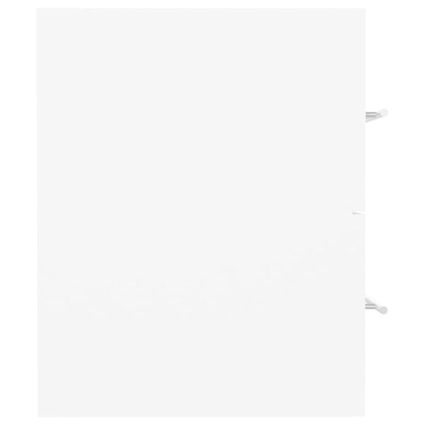 vidaXL シンクキャビネット ホワイト 41x38.5x48 cm エンジニアリングウッド