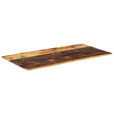 vidaXL テーブルトップ 長方形 60x120cm 15-16mm 無垢の再生木材
