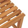 vidaXL ガーデンベンチ 114 cm チーク無垢材