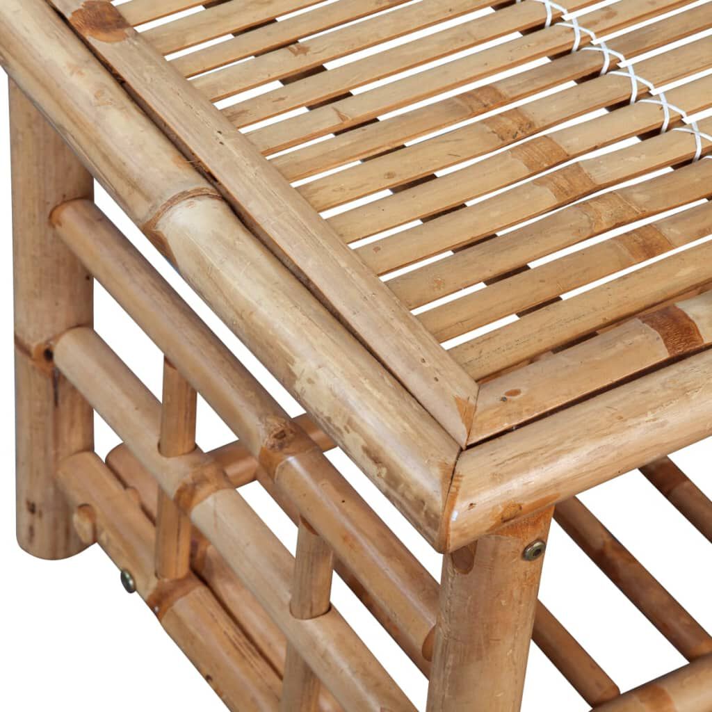 vidaXL コーヒーテーブル 天然　50x90x30mm※期間限定値下げ中 vidaXL コーヒーテーブル 竹製 90x50x45cm | vidaXL.jp