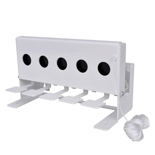 vidaXL 5穴式 バイアスロン用 ノックダウン型ターゲット リセットコード付き