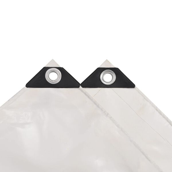 vidaXL 防水シート 2x3m 650g/m² ホワイト