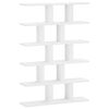 vidaXL 壁棚 ホワイト 70 x 17 x 101 cm エンジニアードウッド
