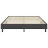 vidaXL ボックススプリング ベッドフレーム ダークグレー 布製 140x200cm