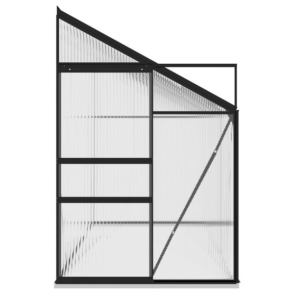 vidaXL 温室 アントラシート アルミ製 7.77 m&sup3;