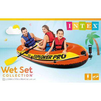 INTEX Intex Explorer Pro 300セット インフレータブルボート オール＆ポンプ付き 58358NP