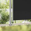 vidaXL パティオ用 引き込み式サイドオーニング 140 x 300 cm ブラック