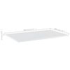 vidaXL 本棚ボード 4点 ハイグロスホワイト 80x50x1.5cm エンジニアリングウッド