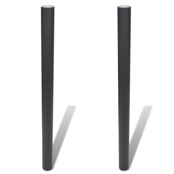 vidaXL ウォールステッカー 黒板 0.6x3㎡ チョーク付き 2ロール