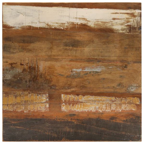 vidaXL ビストロテーブル スクエア 60x60x110cm 無垢の再生木材