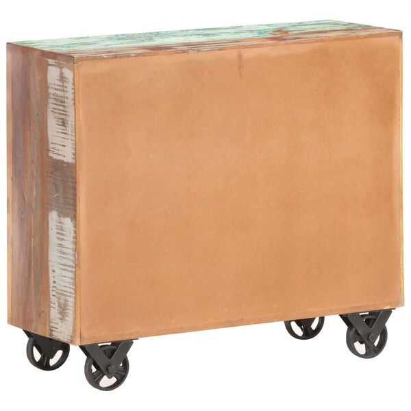 vidaXL サイドボード 80x30x70cm 無垢の再生木材