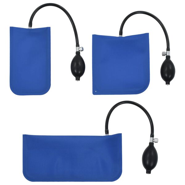 vidaXL エアポンプウェッジ 3点 2-50mm 100kg