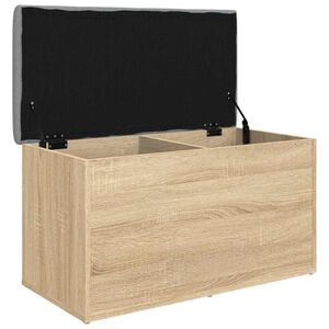 vidaXL 収納ベンチ ソノマオーク 82x42x45 cm エンジニアードウッド