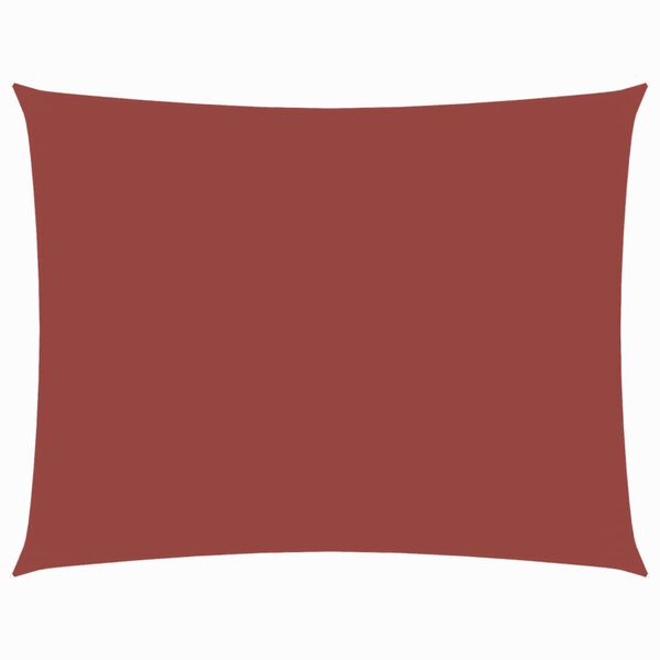 vidaXL サンシェードセイル 3x5m 長方形 オックスフォード生地 テラコッタ