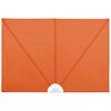 vidaXL 折りたたみ式 テラス用 サイドオーニング テラコッタ 400x200cm