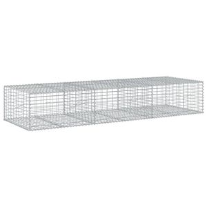 vidaXL 蛇籠バスケット カバー付き 300x100x50cm 亜鉛メッキ鉄