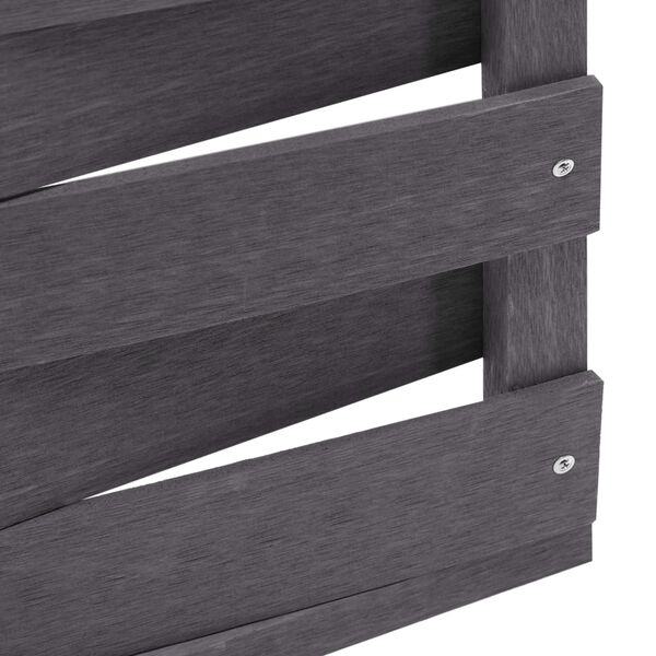 vidaXL フェンスパネル WPC 170x180cm グレー