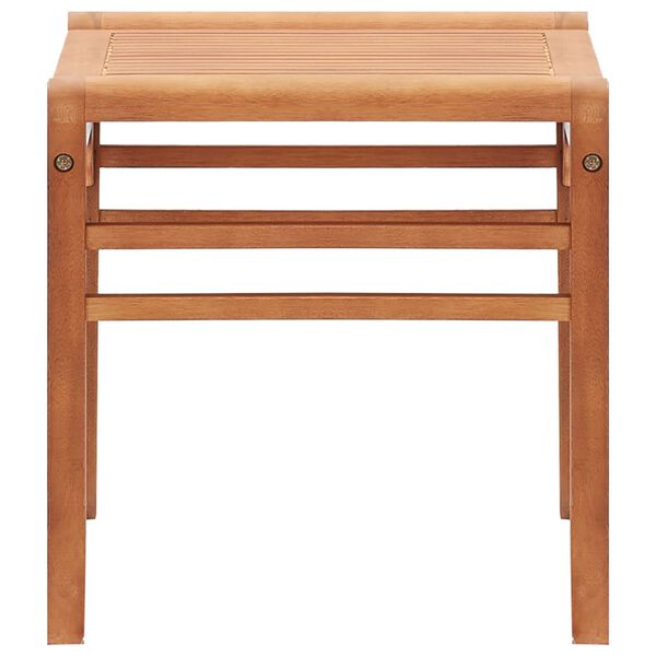 vidaXL ガーデンベンチ 64cm ユーカリ無垢材