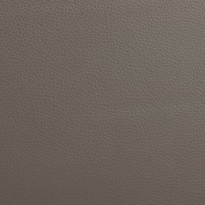 vidaXL ベッドフレーム グレー＆ホワイト 合成皮革製 90x200cm