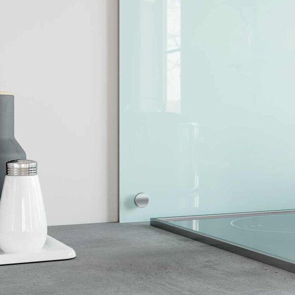 vidaXL キッチン用 汚れ防止板 ホワイト 80x60cm 強化ガラス製