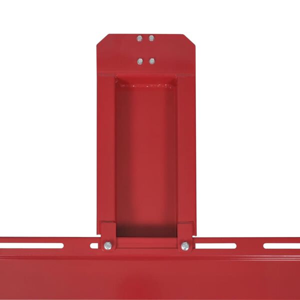 vidaXL オートバイ用ドーリー オートバイスタンド レッド