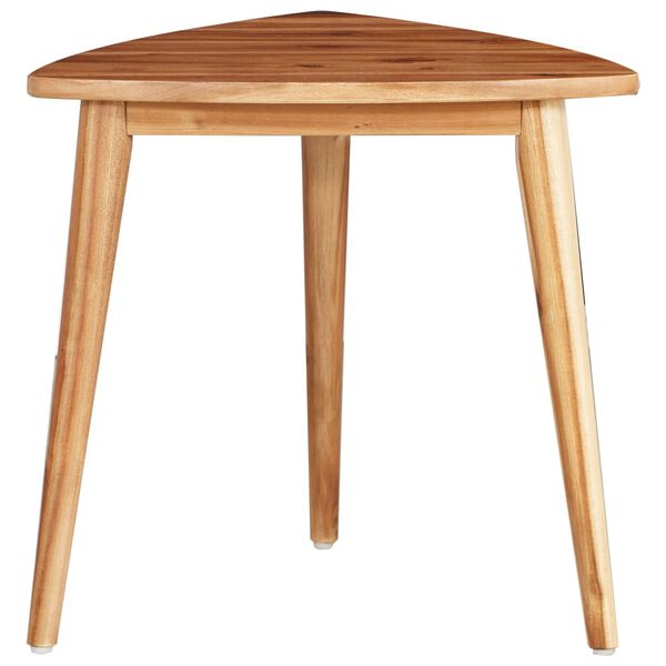 vidaXL ネスティングテーブル 2点 アカシア無垢材