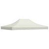 vidaXL パーティーテント専用ルーフ 4.5x3m クリーム 270g/m&sup2;