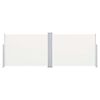 vidaXL 引き込み式サイドオーニング 120x1000cm クリーム