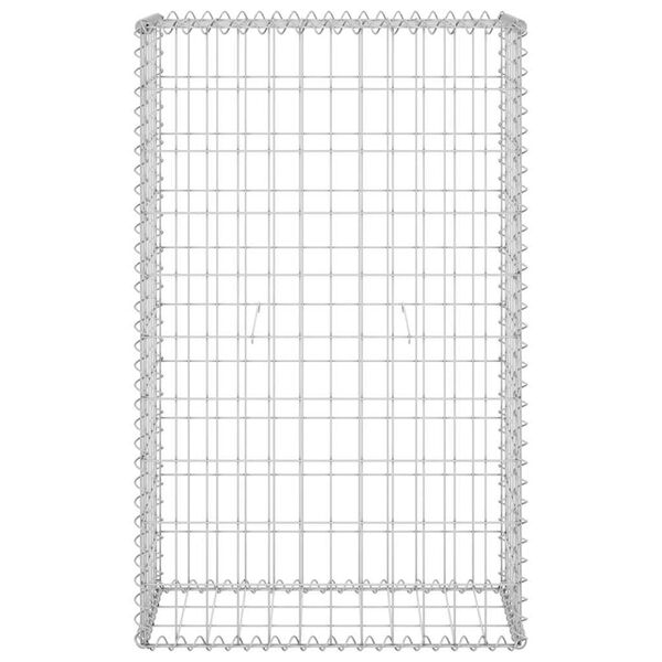 vidaXL ガビオンウォール カバー付き 亜鉛メッキ鋼製 60x30x100cm
