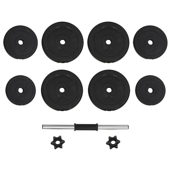 vidaXL ダンベル 15kg 1点