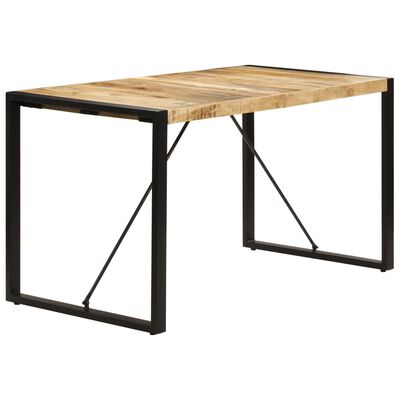 vidaXL ダイニングテーブル 140x70x75cm マンゴー無垢材