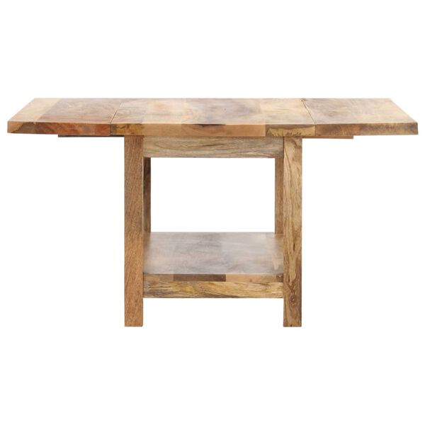 vidaXL 伸長式コーヒーテーブル 90x(45-90)x45cm マンゴー無垢材