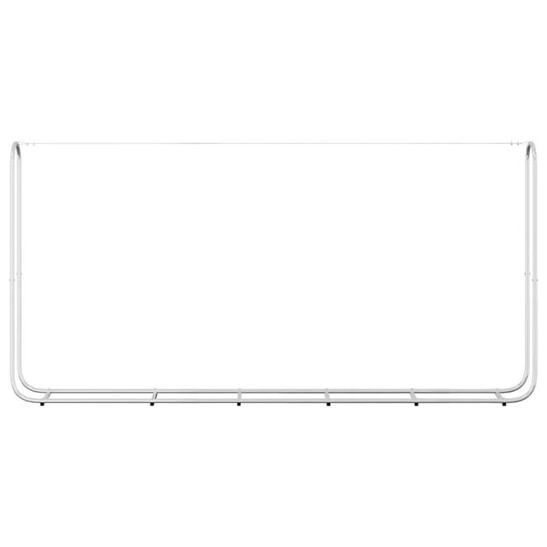 vidaXL 薪ラック 300x25x150 cm 亜鉛メッキ鋼