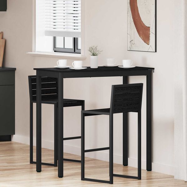 vidaXL スタンディングバー テーブル エンジニアリングウッド