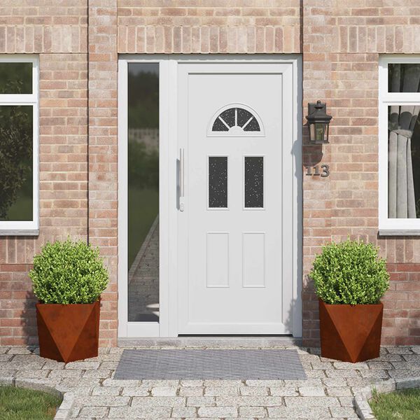 vidaXL プランター 2 pcs 錆 40 x 40 x 40 cm 耐候性スチール