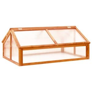 vidaXL 温室 114x80x50 モミ材