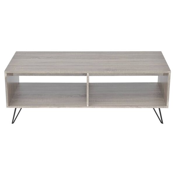 vidaXL TVキャビネット/コーヒーテーブル 110x50x40cm グレー