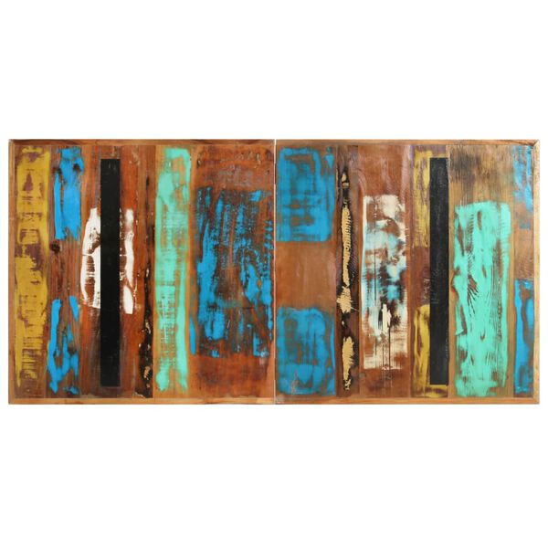 vidaXL ダイニングテーブル 140x70x76cm 無垢の再生木材