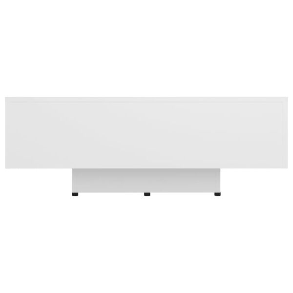 vidaXL コーヒーテーブル ホワイト 85x55x31 cm エンジニアリングウッド