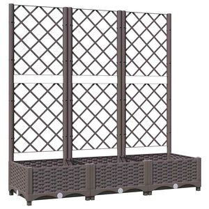 vidaXL 庭 ブラウン 120 x 40 x 121.5 cm