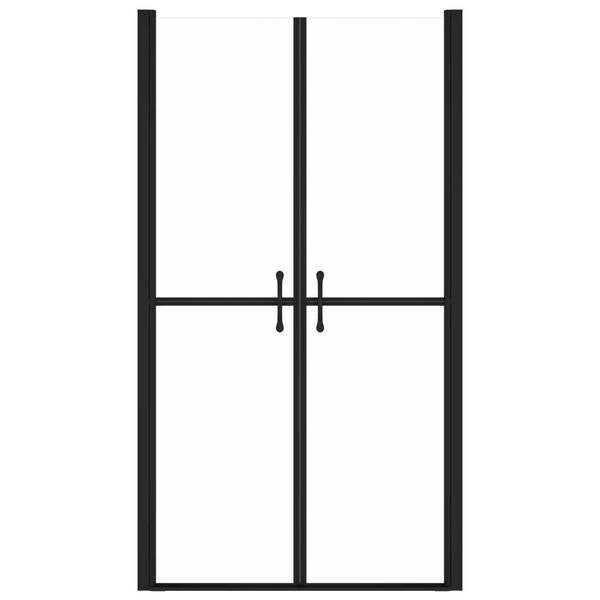vidaXL シャワードア 透明 ESG製 (88-91)x190 cm