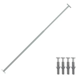 vidaXL 窓用防犯バー 調整可能 710-1200mm