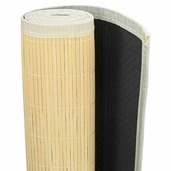 vidaXL ラグ 竹製 160x230cm ナチュラル