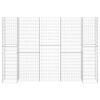 vidaXL H字型ガビオンプランター 260x40x180cm スチールワイヤー製