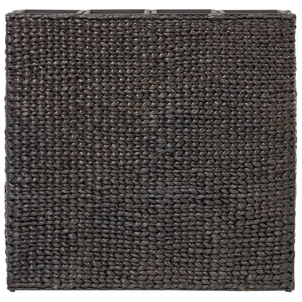 vidaXL レイズドベッド ポット4点付き ウォーターヒヤシンス ブラック