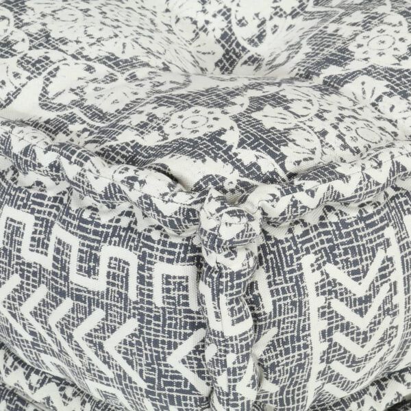 vidaXL モジュール式 厚手クッション ライトグレイ 布製